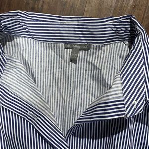 Charlotte Russe Dresses - Blue and white stripped collared dress Charlotte Russe Dresses - Blue and white stripped collared dress